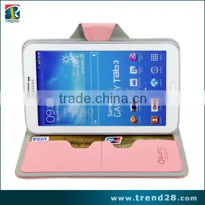High Quality Fashion Design Tablet Leather Case for Samsung Tab 3 thumbnail-1