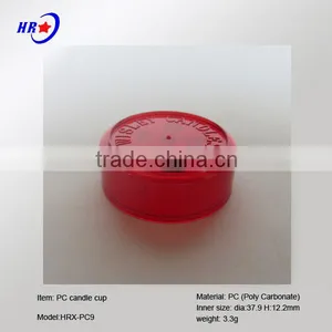 HRX-PC 9 RED CHRISTMAS PLASTIC TEALIGHT CANDLE CUPS thumbnail-3
