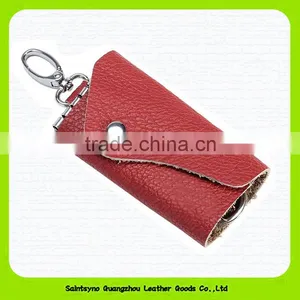 15099 Customer Logo Genuine Leather Key Holder Organizer thumbnail-2