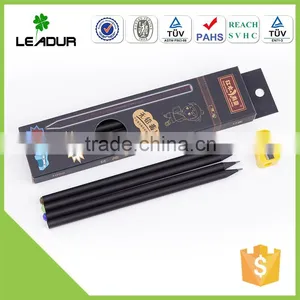 Hot Selling Cheap Bulk Black Wooden Pencil thumbnail-5