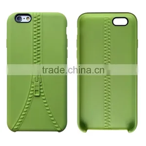 Mobile Phone Case Manufacturer TPU Zipper Design 8 Colors Anti-throw Back Cover for Apple IPhone 6 thumbnail-5