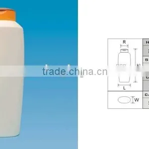 400ml Empty Shampoo HDPE Bottle Fashion Body Lotion Bottle thumbnail-1