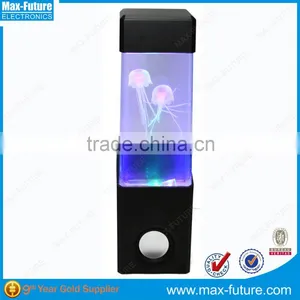 2016 New Products LED Flashing Speaker,Colorful Changing Water Dancing Jellyfish LED Lamp Speaker) thumbnail-4