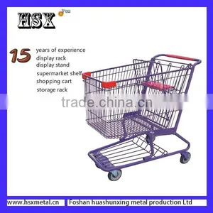 Japanese Style Powder Coated Shopping Cart HSX-1777 thumbnail-5