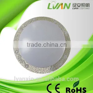 Acrylic Round White Color Led Garage Ceiling Light 12w ROHS LVD Approved thumbnail-3