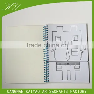 2016 DIY Cartoon Coloring Book for Adults and Kids Gift thumbnail-4