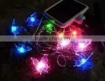 Solar Butterfly LED Light String thumbnail-1