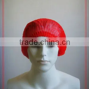 Disposable Red PP Non Woven Mop Clip Cap thumbnail-1