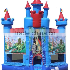 2016 New Inflatable Bouncer Combo,Inflatable Brave Knight Combo thumbnail-5