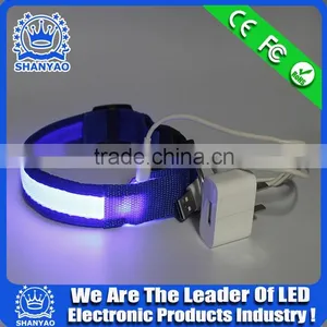 2016 USB Led Flashing Dog Collar For Christmas Promotion and Roadway Safety thumbnail-1