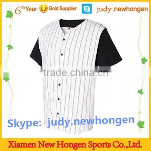 Oem Baseball Sportswear, Pinstripe Baseball Jersey Wholesale thumbnail-1