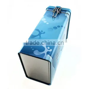 High-end Plain Metal Milk Tin Box With Lock thumbnail-4