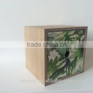 Beautiful Summer Time Green Discount Decorative Storage Wooden Handmade Craft Table Case thumbnail-3