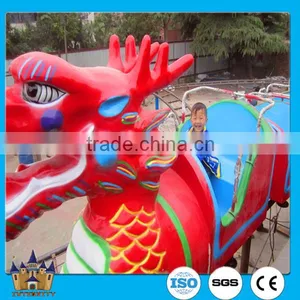 Theme Park Train Mini Backyard Roller Coaster Amusement Rides Slide Dragon thumbnail-1
