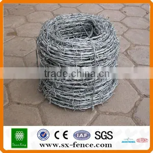 ISO,SGS,BV Anping Shunxing Factory High Quality Galvanized Barbed Wire thumbnail-1