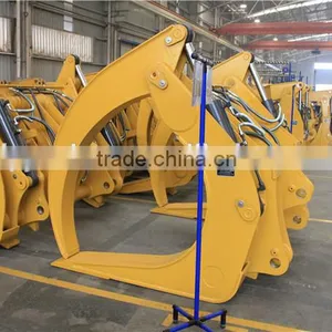 SDLG LG953L Log Grapple, Heavy Duty Log Fork for Sale, Specialize in 5 Ton SDLG Wheel Loader thumbnail-1