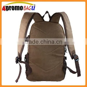 Nice Design Business Canvas Backpack thumbnail-3