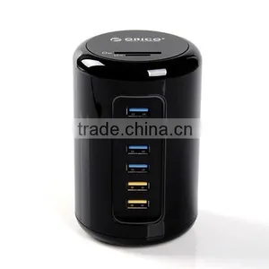 High-quality ORICO RH6CS Support Both SYNC and Smart 2.4A Charging, Hubs and Charger Port in One thumbnail-2