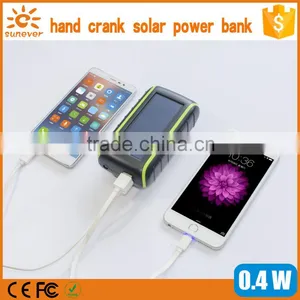 Fast Charge Outdoor Urgent Hand Dynamo Crank Mobile Charger , Universal Power Bank Charger thumbnail-1