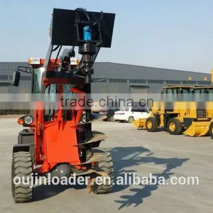 2016 New Design Mini Construction Equipment Wheel Loader With Auger thumbnail-2