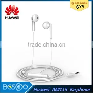 2016 Original Huawei Earphones Microphone Honor Am115 Earphone Headphone Stereo Headset Earbuds Mic 3.5mm For All Smart Phone thumbnail-1