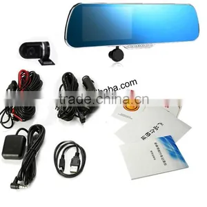 5.0" Android Car GPS Navigation WiFi Dvr 1080P Dual Camera Car Rear View Mirror Dvr Car Black Box XY-X5 thumbnail-4