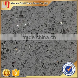 Top Level New Coming Dark Grey Artificial Quartz Stone thumbnail-6