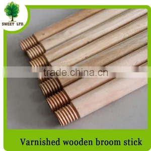 2.2*120cm Italian Screw Varnished Wood Broom Stick With Low Price thumbnail-4