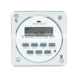 Universal Input 12V 24V 7 Days Progrmmable Digital Timer Switch thumbnail-1