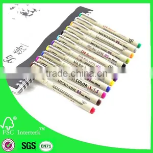 Factory Wholesale Micro Pen Water Base Ink Colorful thumbnail-2