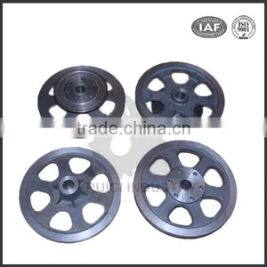 China ISO 9001 High Quality Casting Iron Traction Sheave/elevator Traction Sheave thumbnail-1
