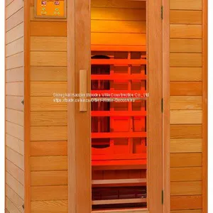 Customized Person Cheap Luxury Wood Sauna Steam Room thumbnail-4