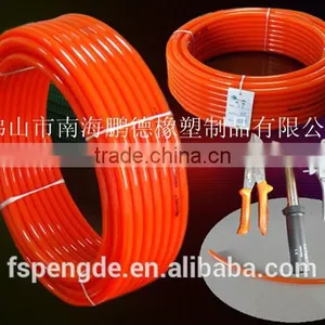 Smooth Surface Orange PU Round Belt thumbnail-1