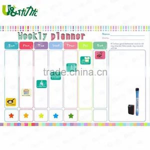 Dry Erase Calendar Flexible Magnet Board for Refrigerator 12 X 16.5 Inches Magnetic Organizer thumbnail-6