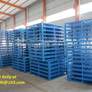 Collapsible Steel Stacking Transport Wire Mesh Container/ Pallet thumbnail-5