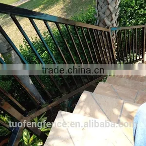 Ornamental Hot Dip Galvanized/wrought Iron/ Steel Stair Handrail thumbnail-4