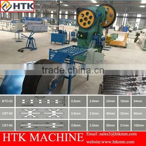Factory Best Price BTO-22 Concertina Razor Barbed Wire Making Machine thumbnail-1