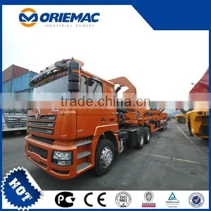 Flat Bed Trailer CIMC 40FT 20FT Self-loading Container Trailer thumbnail-2