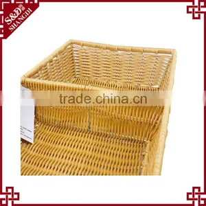 SGS Testing Top Quality Weaving Washable Rattan Divide Fast Food Basket thumbnail-2