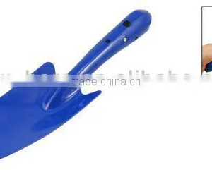 Blue Metal Round Handle Flower Garden Lawn Trowel Shovel Hand Tool thumbnail-1