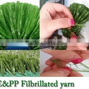 Artificial Grass Fibrillated Yarn for Soccer thumbnail-3