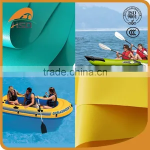 Inflatable Boat Fabric High Quality Pvc Coated Tarpaulin Cover for Inflatable Boat 850gsm thumbnail-1