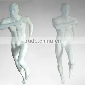 Male Running Realistic Strong Athletic Fiberglass Mannequin Display For Sale thumbnail-4