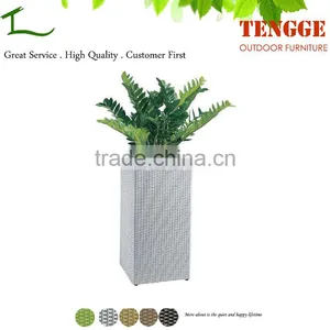 YH-8238 Garden Furniture Flowerpot Resin Rattan Garden Planters thumbnail-1