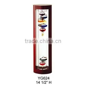 14 1/2" Multi Color Indoor Galileo Thermometer thumbnail-1