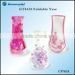 Best Promotion Pvc Flower Vase,folding Plastic Flower Vase thumbnail-1