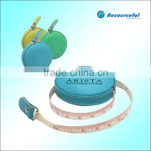 Round pu Leather Retractable Tape Measure thumbnail-1