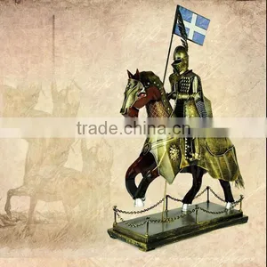 Retro Armor Samurai Armor Metal Knight Statues thumbnail-4