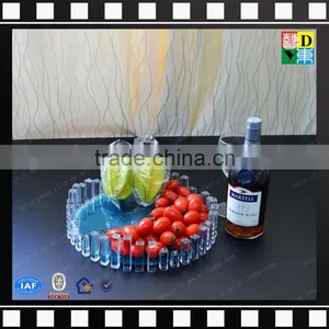 High Clear Acrylic Round Tray PMMA Candy Tray Wholesale From Shenzhen Yidong thumbnail-3