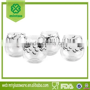Clear Glass Tea Cup Espresso Cup Paper Halloween Transfer thumbnail-1